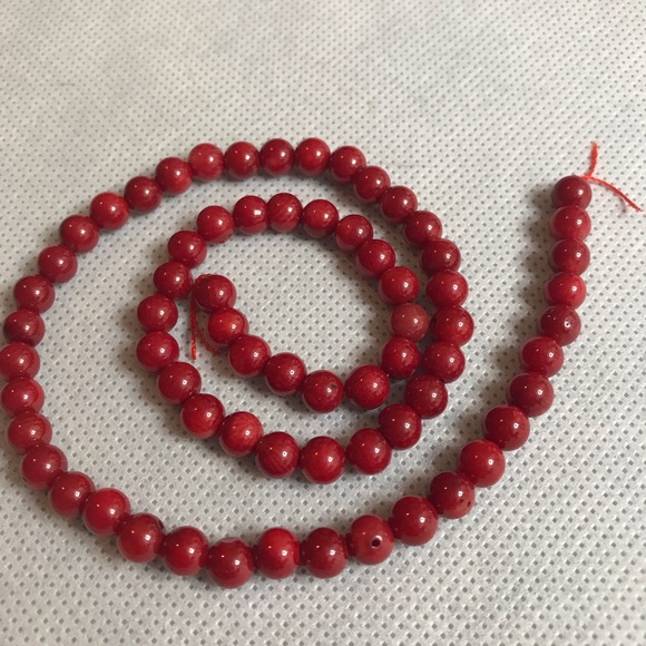 6mm red coral - Picture 5 of 8
